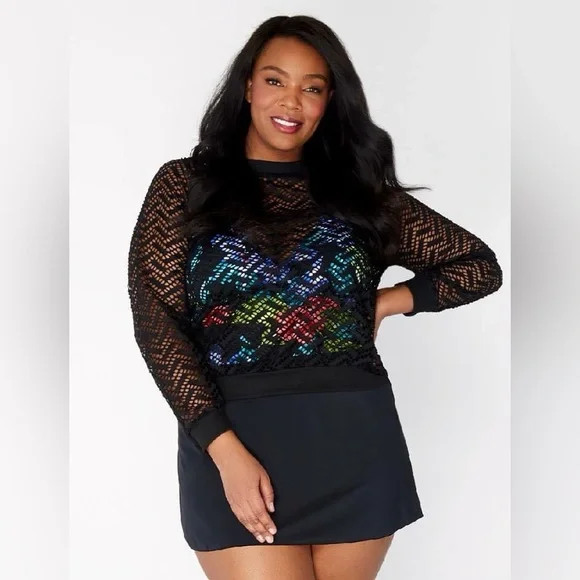 Ruby Ribbon swim skirt - Picture 3 of 5